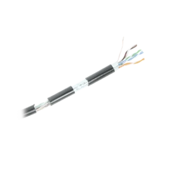 Bobina de Cable Cat6+ / 305 m (1000 pies) / Calibre 23 AWG / FTP Blindado / Exterior UV / CMX / UL