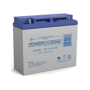 Batería de Respaldo AGM/VRLA / 12V / 20Ah / Terminales NB2 / Vida Útil 5 Años / Caja ABS Resistente