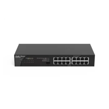 Switch No Administrable / 16 Puertos Gigabit / 32 Gbps / Fanless / Protección 4 kV