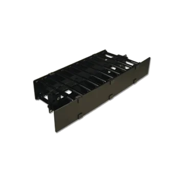 Organizador de Cable Horizontal RS3, Doble, Para Rack de 19in, 4in de profundidad, 2UR