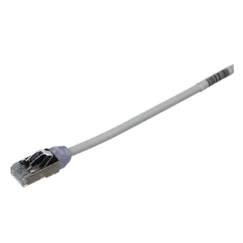 Patch Cord Cat6A / 28 AWG Diámetro Reducido / S/FTP Blindado / CM/LS0H / 2 m (6.56 ft) / Gris