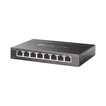 Switch Escritorio Easy Smart de 8 puertos 10/100/1000 Mbps / IGMP para Vigilancia / Calidad en el Servicio (QoS) / Gestión GUI