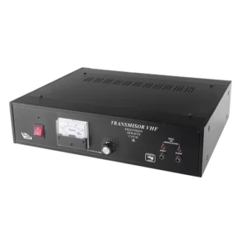 Transmisor de TV / 10W RMS Ajustable / Canal 9 VHF / Operación 24/7 / 50°C / Aluminio