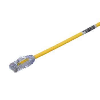 Cable de Parcheo UTP / Cat6A / 28 AWG / CM/LSZH / 20.3 cm (8 in) / Amarillo