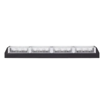 Barra de Luz de Advertencia / 4 Módulos LED / 12 LED Gen III / 11 Patrones de Destello / 10-16 VCC / 3 A Máximo / Uso Interior y Exterior