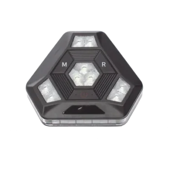 Luz de Advertencia LED / 27 LEDs / 900 Lúmenes / IP67 / 12 Patrones / Batería 20 h / Sincronización Inalámbrica