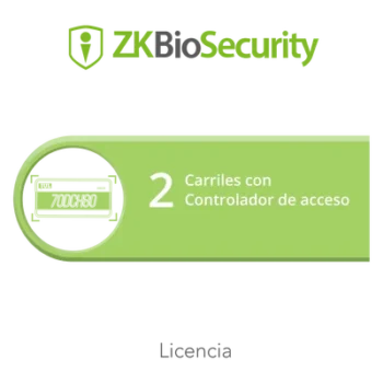 Licencia de software / Módulo de estacionamiento / 2 carriles / Controlador de acceso / Gestión vehicular