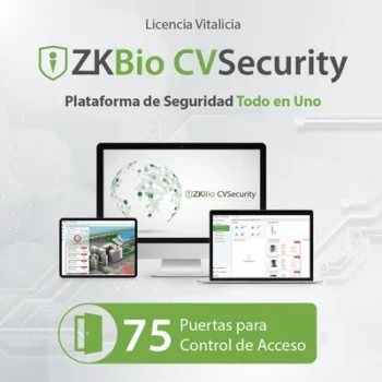 Licencia de Software / Control de Acceso / 75 Puertas / Vitalicia / Green Label / Paneles InBio