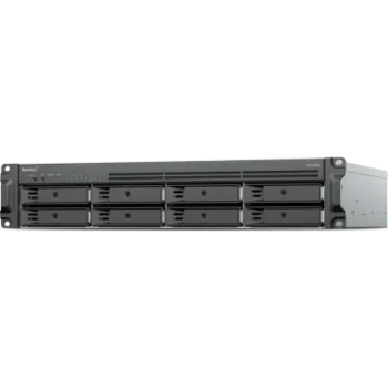 Rack NAS 2U Redundante / 8 Bahías / AMD Ryzen V1500B 2.2 GHz / 2.5GbE / M.2 NVMe / Fuente Dual 550W