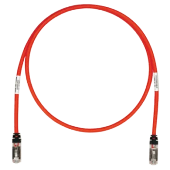 Patch Cord Cat6A / Blindado S/FTP / CM/LSZH / 2.74 m (9 pies) / 26 AWG / Rojo