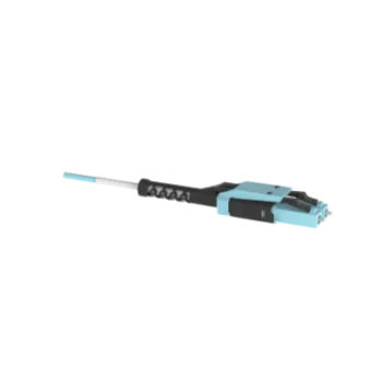 Jumper de Fibra Óptica / Multimodo OM4 50/125 / LC-LC Uniboot Duplex / LSZH / 5 m (16.4 ft) / Color Aqua