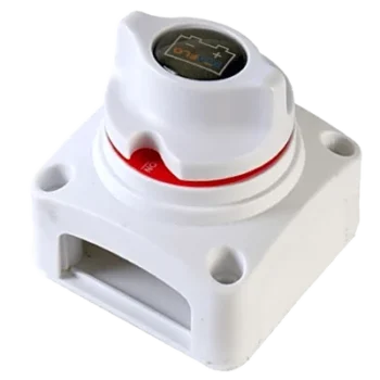 Interruptor de Batería / 2 Posiciones / 275A DC Continuo / 1250A DC Arranque / 8-50V DC / Terminales Cobre 10 mm / Montaje Empotrado o Superficial