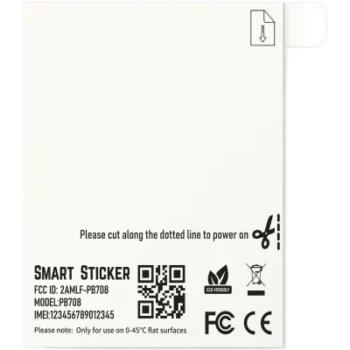 Etiqueta Rastreable / Bluetooth 5.0 / Batería 40 Días / Ultradelgada 1 mm / Impermeable / Logística y Paquetería