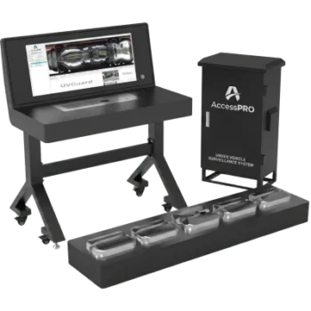 Sistema de Escaneo Subvehicular / Resolución 10000×4096 / Dual Mode Area Scan + Line Scan / LPR >99.9% / IP68 / -40°C a +70°C