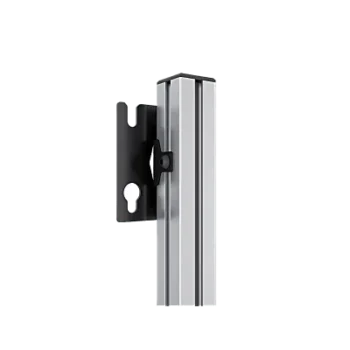 Placa Adaptadora para Panel LED / 30 x 15 mm / Acero Industrial / 90 x 70 x 2.5 mm (3.5 x 2.8 x 0.1 in) / Perforación 8.5 mm (0.3 in) / Incluye Tornillos M8 y Tuercas