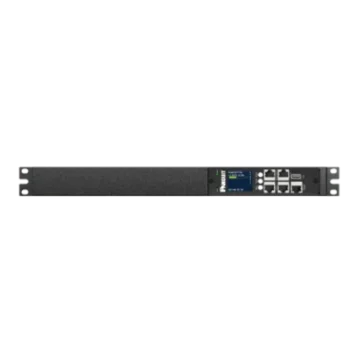 PDU Monitoreable Horizontal / 8 Salidas 5-20R / Entrada NEMA 5-15P / 120 Vca / 15 A / 1UR 19 in