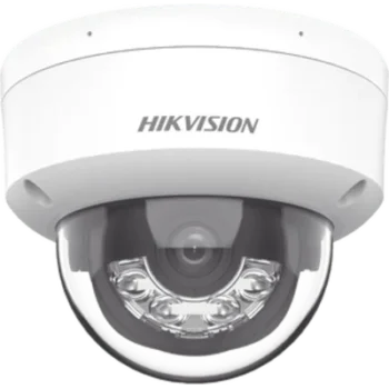 Cámara Domo IP / 2 Megapixel / Dual Light 30 m (98.4 ft) / AcuSense Lite / Micrófono Integrado / IK08 / IP67 / PoE