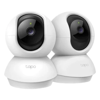 Cámara IP Wi-Fi Pan/Tilt / 2K 3 Megapixel / Visión Nocturna Starlight 9 m (29.5 ft) / Cobertura 360° Horizontal / Audio Bidireccional / MicroSD 256GB