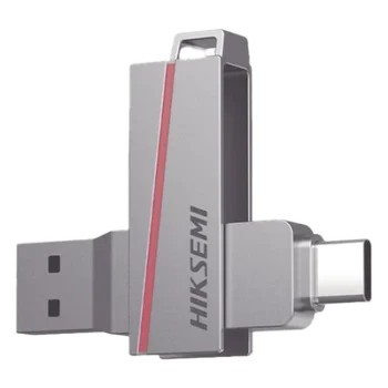 Memoria USB Dual / 128 GB / USB-C y USB-A / Lectura 150 MB/s / Escritura 45 MB/s / Aleación de Zinc Retráctil