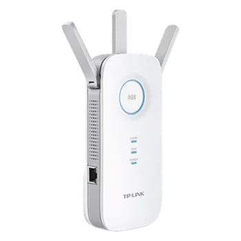 Repetidor WiFi AC / 1750 Mbps / Doble Banda 2.4 y 5 GHz / Puerto Gigabit / 3 Antenas Externas / Cobertura 929 m² (10,000 ft²)