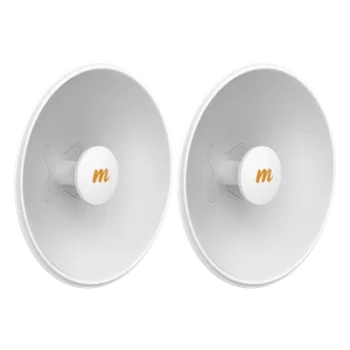 Antena Modular Dual Slant / Ganancia Ajustable 8-25 dBi / Frecuencia 4.9-6.4 GHz / Apertura 8° / Aluminio Fundido / 42.9 cm (16.9 in) Diámetro