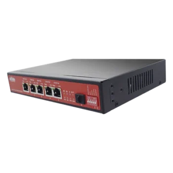 Controlador Solar con Switch PoE Industrial / 1 Puerto 802.3bt 90W / 2 Puertos 802.3af/at 30W / 2 Puertos PoE Pasivo 24/48 Vcc 24W / Puerto SFP / 15A / Entrada 45 Vcc