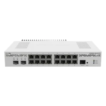 Router Cloud Core / 16 Puertos Gigabit / 2 SFP+ 10G / CPU 4 Núcleos 1.2 GHz / Enfriamiento Pasivo