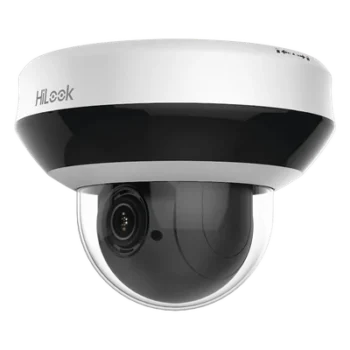 Mini PTZ IP / 4 Megapixel / Zoom Óptico 4X / IR EXIR 20 m (65.6 ft) / WDR 120 dB / Audio Bidireccional / PoE / IK10 / IP66