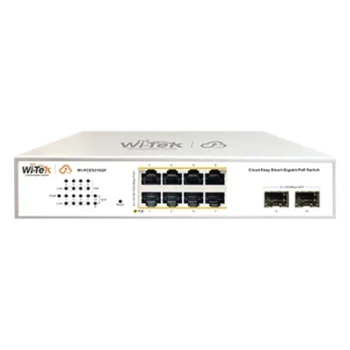 Switch PoE Administrable / 8 Puertos Gigabit PoE af/at / 2 x SFP Gigabit / Presupuesto PoE 120 W / Administración Cloud