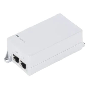 Inyector PoE Pasivo Gigabit / 24V CC / 0.5A / 100-240V Entrada / Montaje en Pared