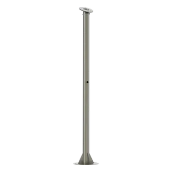 Poste para Cámara ANPR / Altura 1.5 m (4.9 ft) / Acero y Aluminio / Uso Interior y Exterior / Color Gris