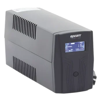 UPS de Línea Interactiva / 600 VA / 360 W / 120 Vca / 4 Tomas NEMA 5-15R / Pantalla LCD / AVR Boost y Buck