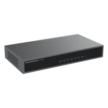 Gateway VoIP / 4 Puertos FXO / 1 Puerto FXS / 3 Perfiles SIP / PoE / NAT / Fax T.38 / Conferencia 3 Vías / Cifrado AES / Failover SIP