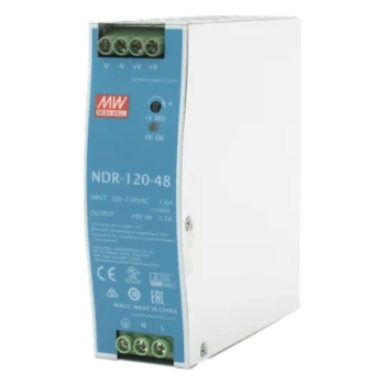 Fuente de poder industrial / 120 W / 48 Vcc / 2.5 A / Entrada universal 90~264 VCA / Riel DIN