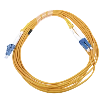 Jumper de Fibra Óptica / Monomodo 9/125 / LC/UPC-LC/UPC / PVC 2.0 mm / Dúplex / Amarillo / 3 m (9.84 ft)