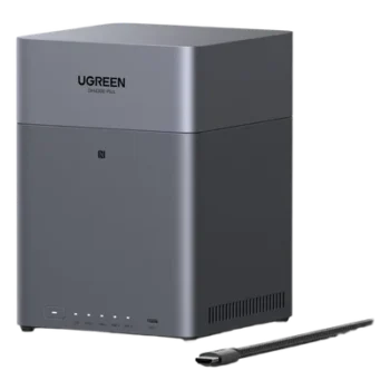 NAS 4 Bahías / Procesador RK3588C / 8 GB RAM / 2.5GbE / HDMI 4K / USB 3.2 Type-C / RAID 0/1/5/6/10