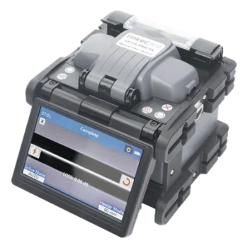 Fusionadora de Fibra Óptica / Alineación por Núcleo / 6 Motores / Empalme 7 s / Pantalla Táctil 5 Pulgadas / 200 Empalmes por Carga