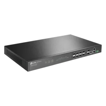OLT GPON / 8 Puertos PON 2.5G / 2 SFP+ 10GbE / 1 RJ45 Gigabit / División 1:128 / Gestión en la Nube / Fuentes Redundantes AC