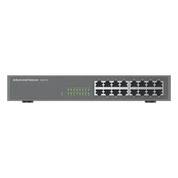 Switch No Administrable / 16 Puertos Gigabit / Capacidad 10 Gbps / 120 x 65 x 24.5 mm / 0.39 x 0.21 x 0.08 ft