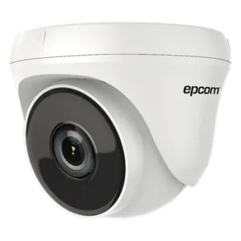 Cámara Turret TURBOHD / 5 Megapixel / 85° de Apertura / IR EXIR 20 m (65.6 ft) / 4 Tecnologías de Video / Interior / Policarbonato