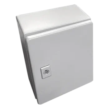 Gabinete de Acero / NEMA 4 - IP66 / 30x30x20 cm / 12x12x8 pulgadas / Platina / Certificado UL