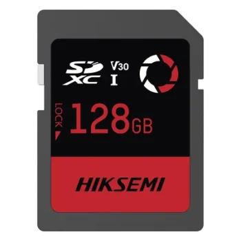 Memoria SD / 128 GB / Lectura 180 MB/s / Escritura 150 MB/s / V30 U3 Clase 10 / -25°C a 80°C / Anti-impactos