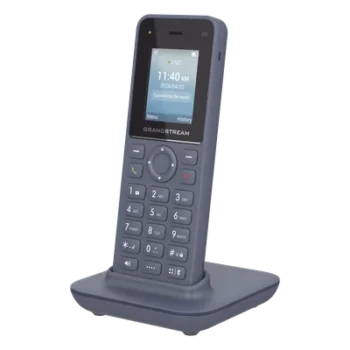 Teléfono IP Inalámbrico / Wi-Fi 6 Dual Banda / 2 Líneas SIP / 2 Cuentas SIP / Bluetooth / USB-C / Voz HD Opus / 6 Horas Conversación / 120 Horas Espera