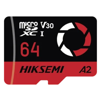 Memoria microSDXC / 64 GB / Lectura 180 MB/s / Escritura 150 MB/s / V30 U3 A2 / Resistencia -25°C a 85°C (-13°F a 185°F)