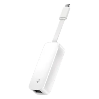 Adaptador de red / Ethernet RJ45 10/100/1000Mbps / USB-C / Cable plegable / RTL8153 / 71x26x16.2 mm