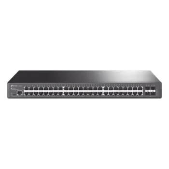 Switch Administrable Gigabit / 48 Puertos RJ45 / 4 Puertos SFP 1G / 104 Gbps / Sin Ventilador / PoE No Incluido