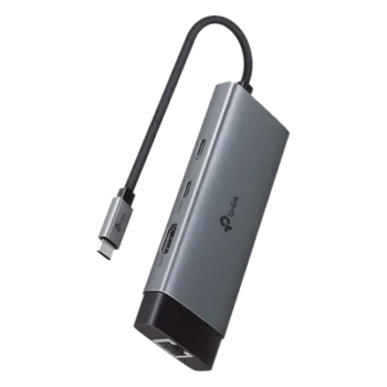 Adaptador HUB / 6 en 1 / USB-C / HDMI 4K@60Hz / Ethernet Gigabit / 100W PD / 4.65 x 1.69 x 0.56 in
