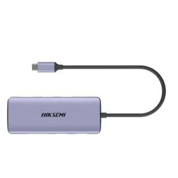 Hub USB-C 8 en 1 / HDMI 4K@30Hz / 3x USB 3.0 5 Gbps / Lector SD + Micro SD / PD 100W / Aluminio 112 mm (4.4 in)