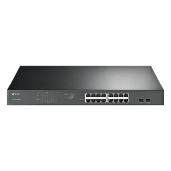 Switch PoE / 16 Puertos Gigabit / 2 SFP / 192W / 34 VLANs / 23.8 Mpps