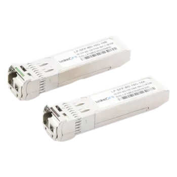 Transceptor Óptico Bidireccional SFP+ / 10 Gbps / Monomodo 10 km (32,808 ft) / 1270 & 1330 nm / LC/UPC Simplex / DDM / Hot-Pluggable